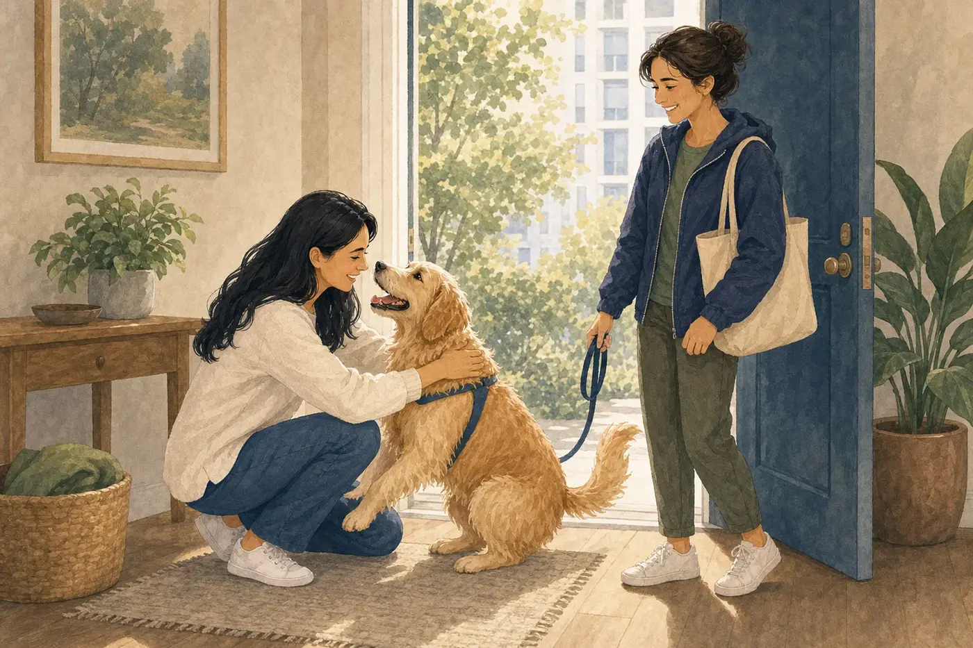 Olena happily reunites with Bonnie after Marta’s care